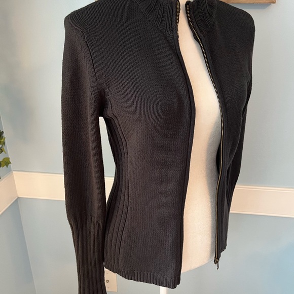 INC International Concepts Black Knit Sweater - Picture 1 of 9